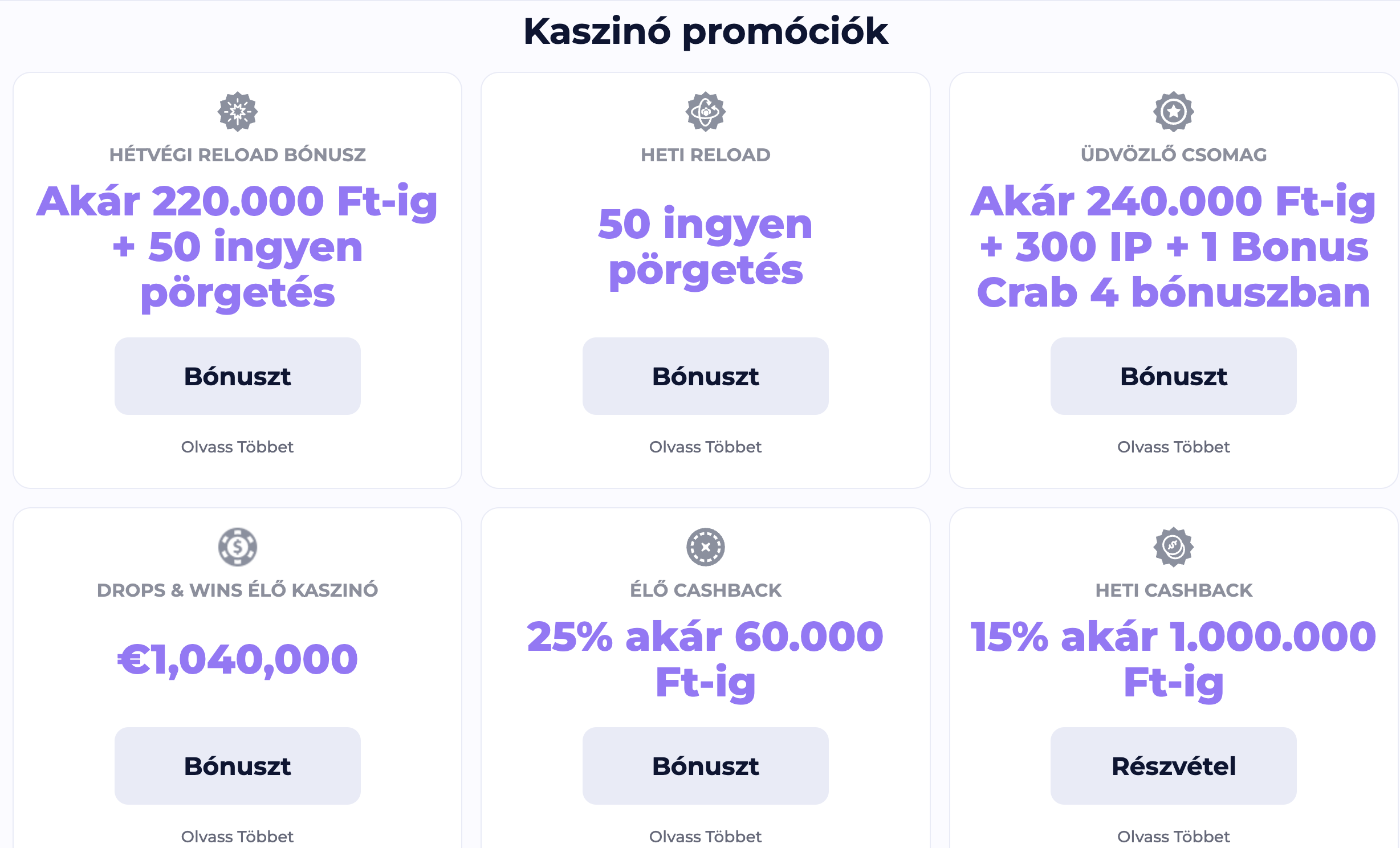 light kaszinó bónuszok lightcasino bonus
