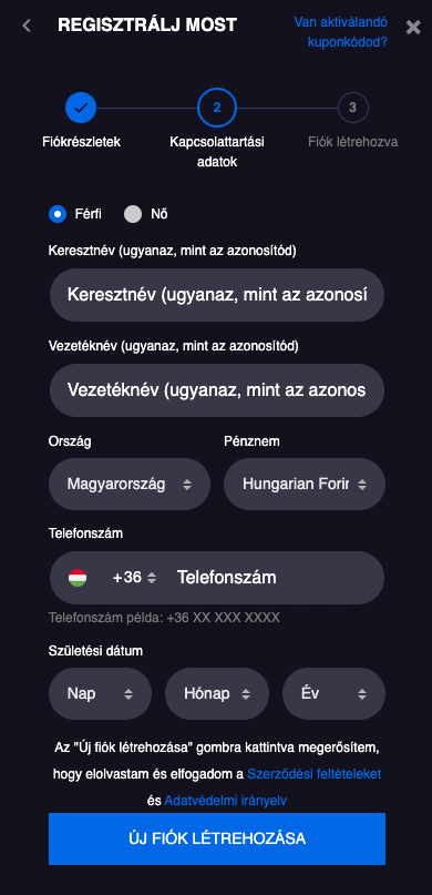 regisztráció Pribet Casino Pribet kaszino regisztráció