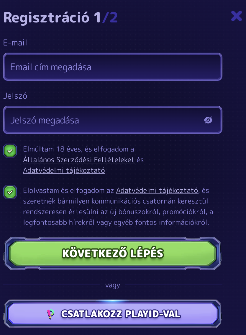 Alf Casino regisztráció
