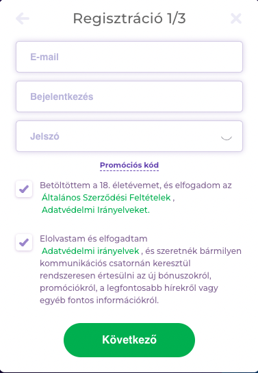 alfcasino regisztráció