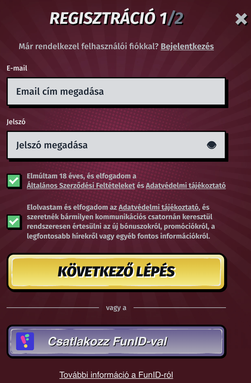 kaszinó AllySpin regisztráció