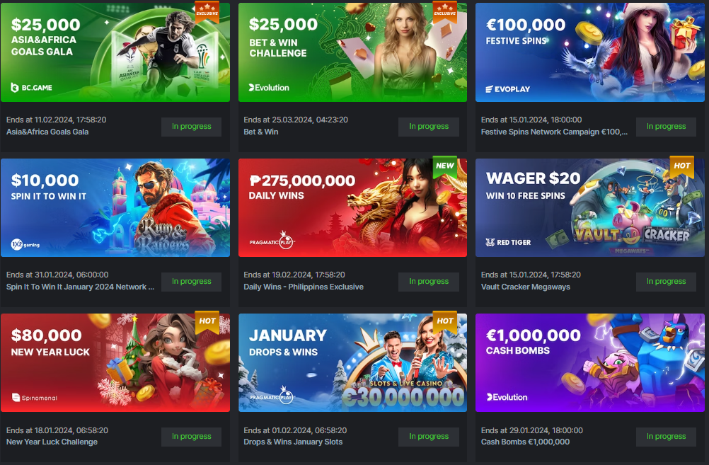 üdvözlő bónusz bc.game