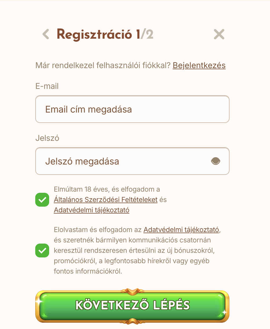 Bethall casino regisztráció
