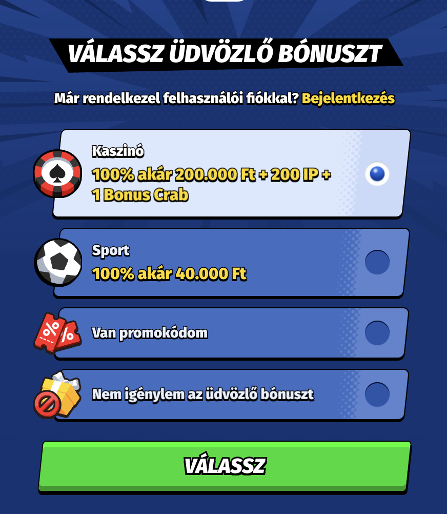 BigClash regisztráció