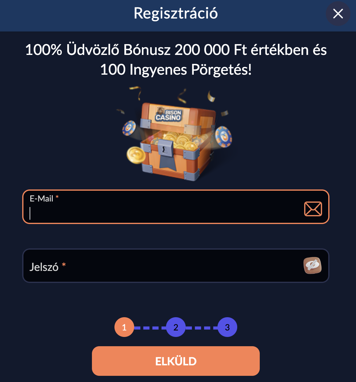 bison casino regisztráció