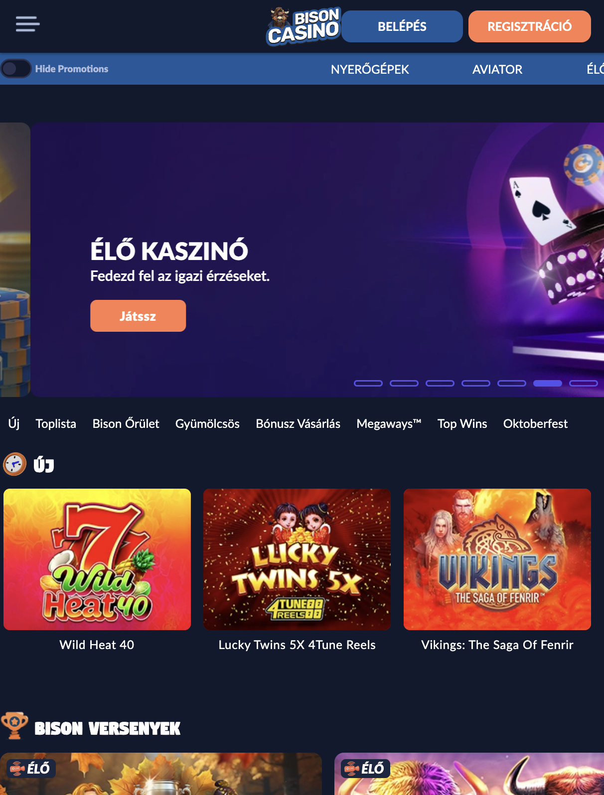 bison casino mobile