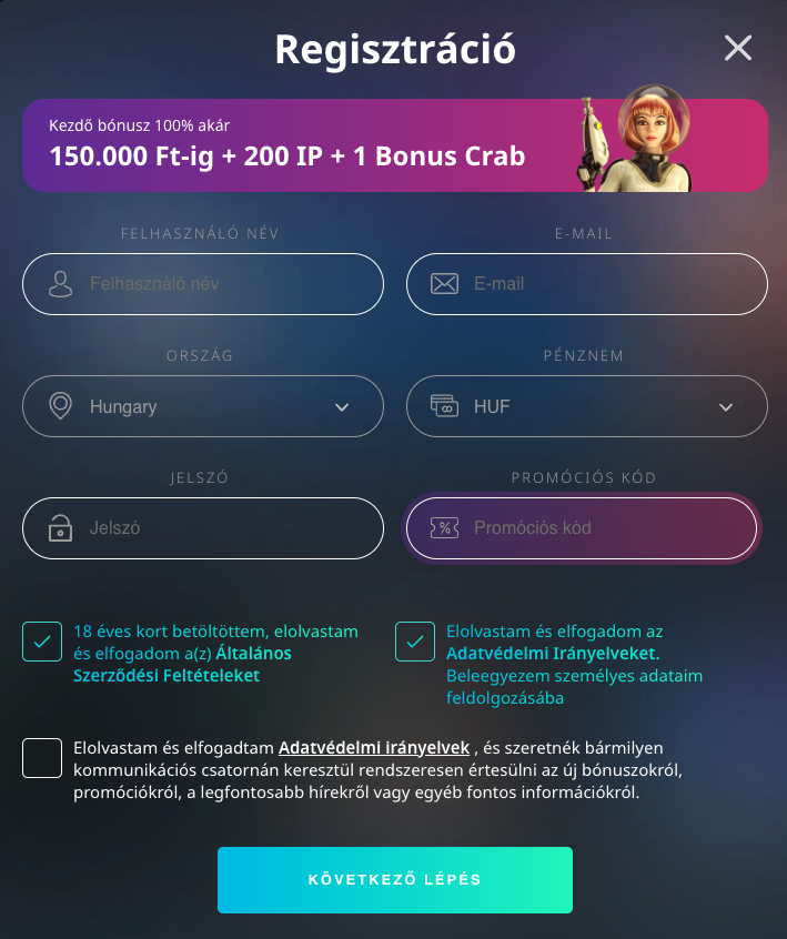 buran casino regisztráció