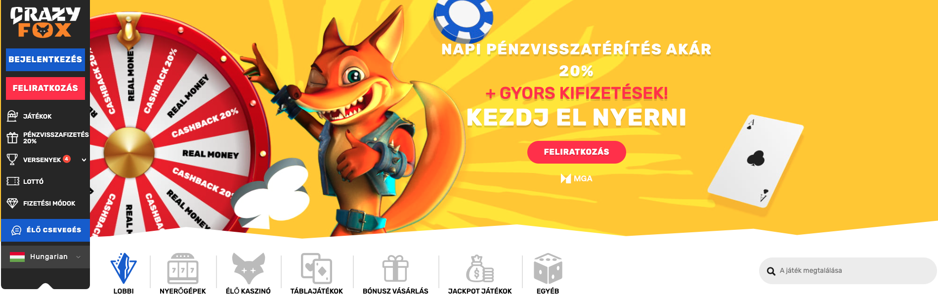 crazy fox casino