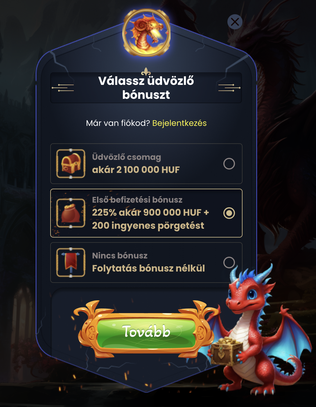 dragonslots casino regisztráció