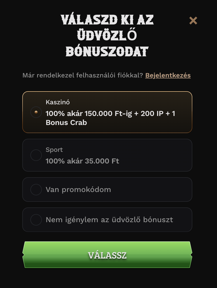 Funbet kaszinó regisztráció