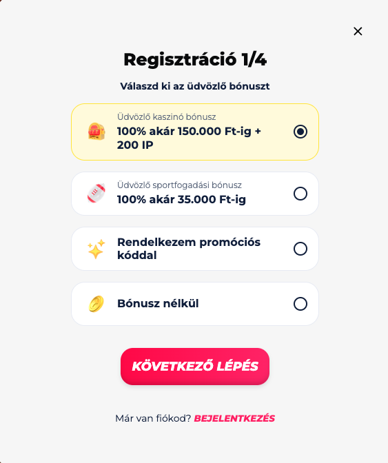 greatwin kaszinok regisztráció