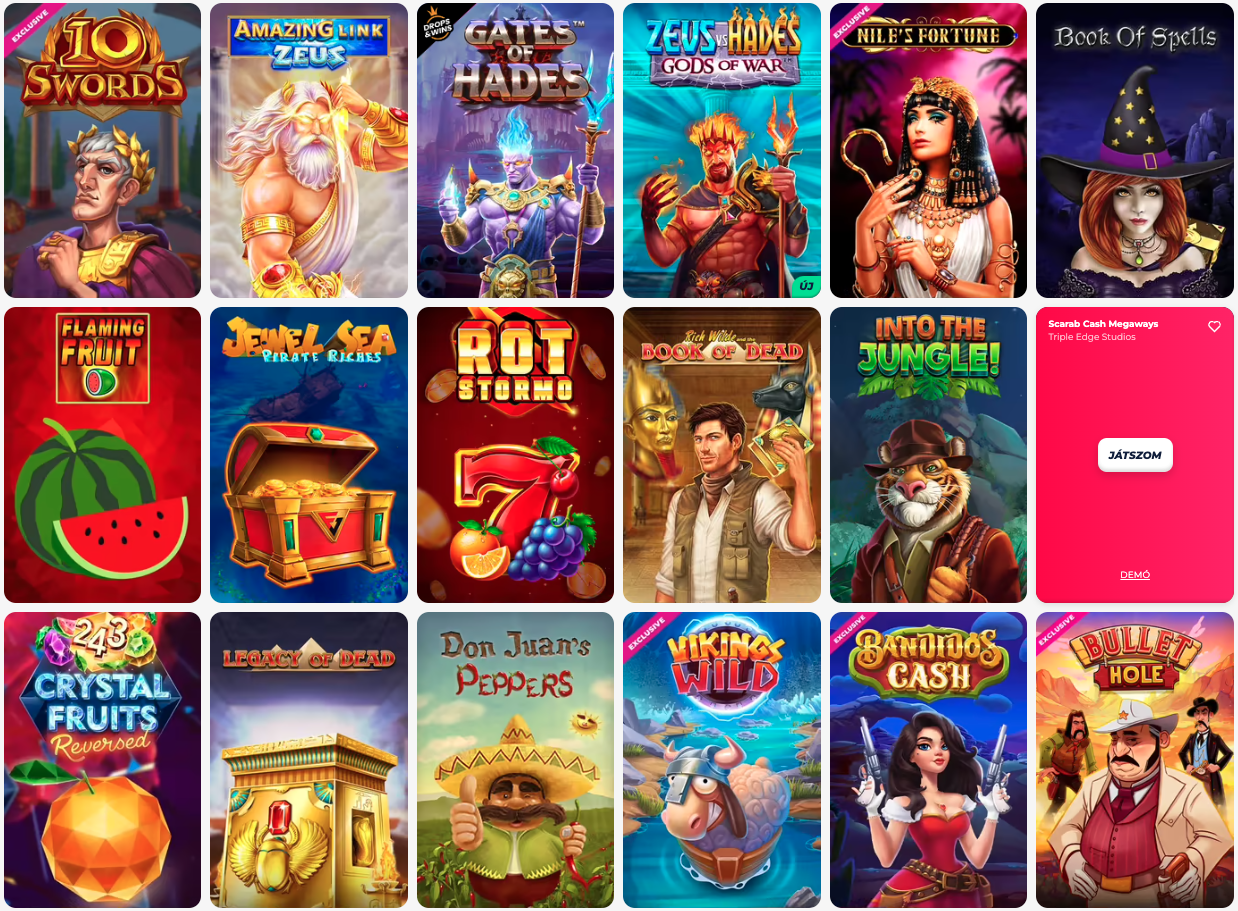 greatwin casino nyerőgépek