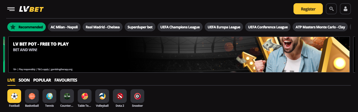 lvbet sport