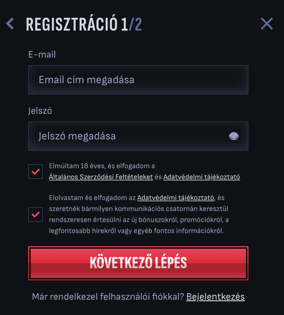 Mafia casino regisztráció