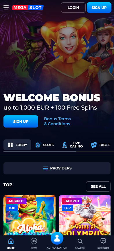 casino megaslot mobile