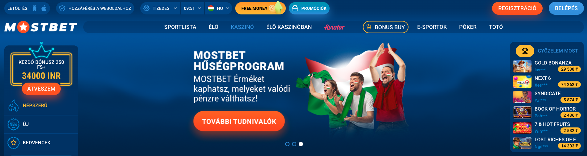 mostbet online casino