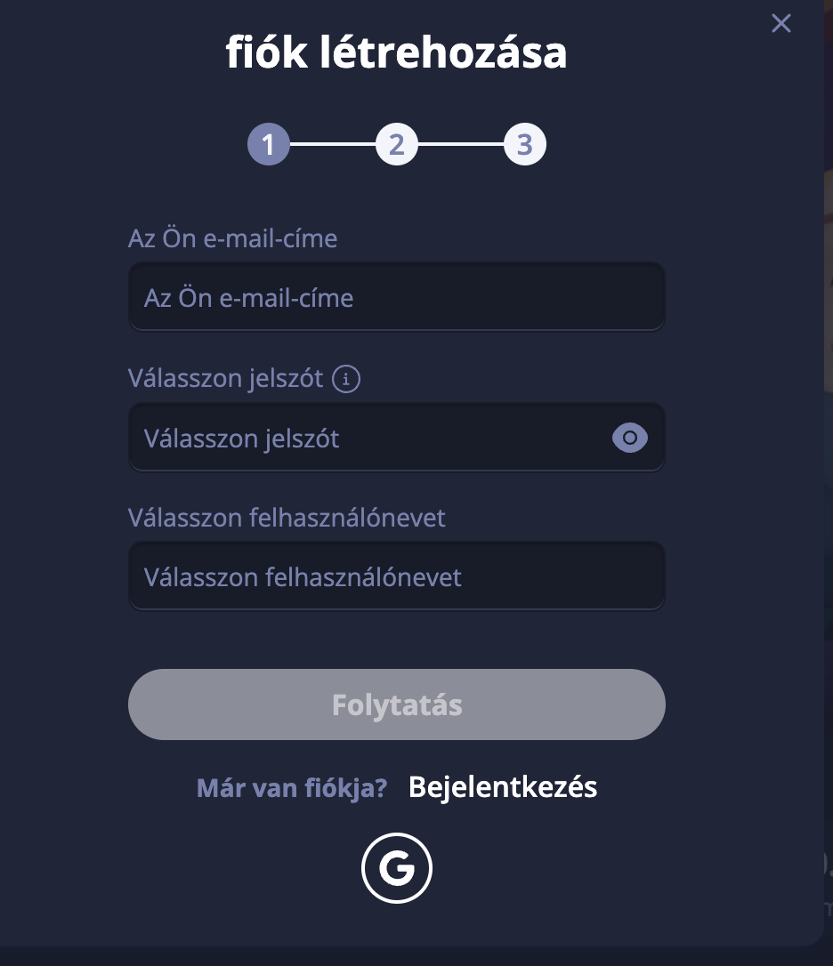 kaszinó mr bet regisztráció