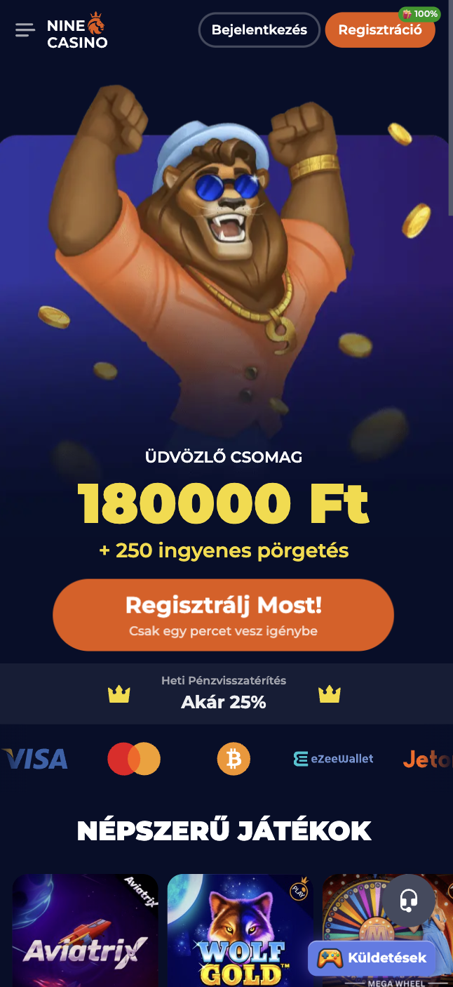 nine casino mobile