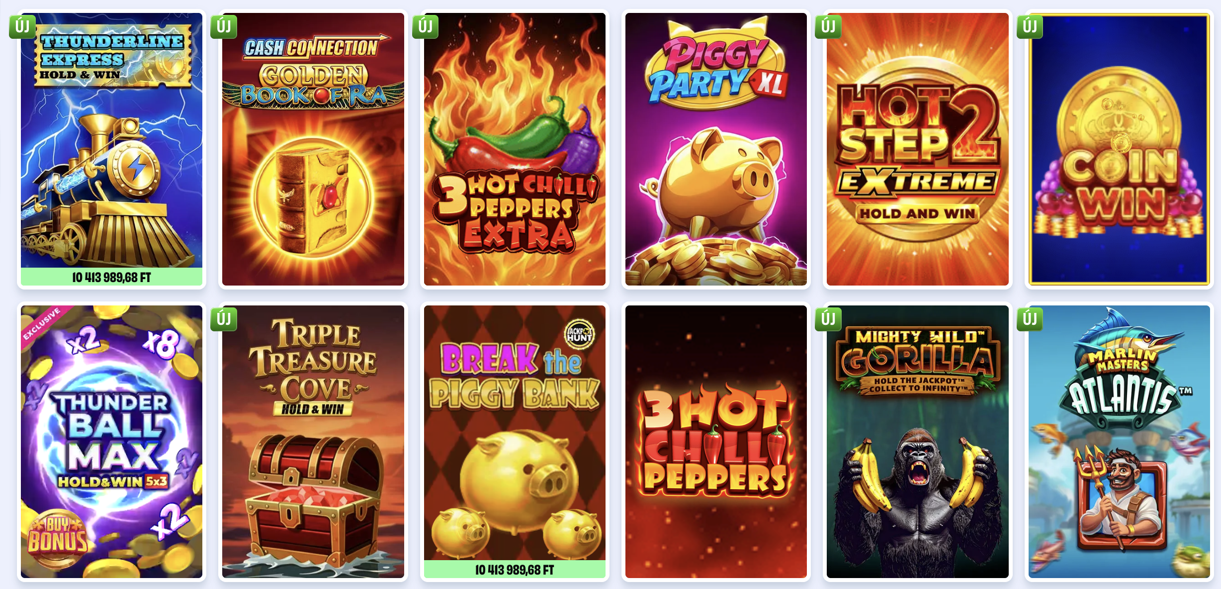 OnlySpins nyerőgépek