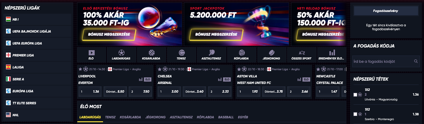 kaszinó quick win sportfogadás