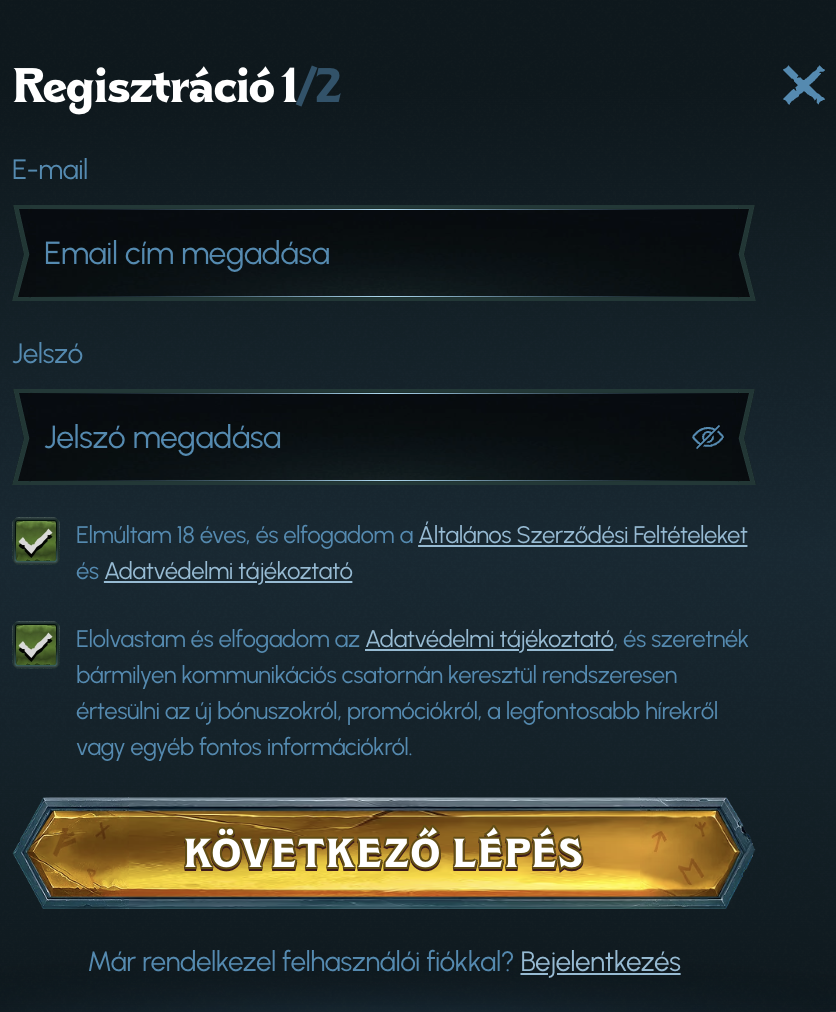 Ragnaro casino regisztráció