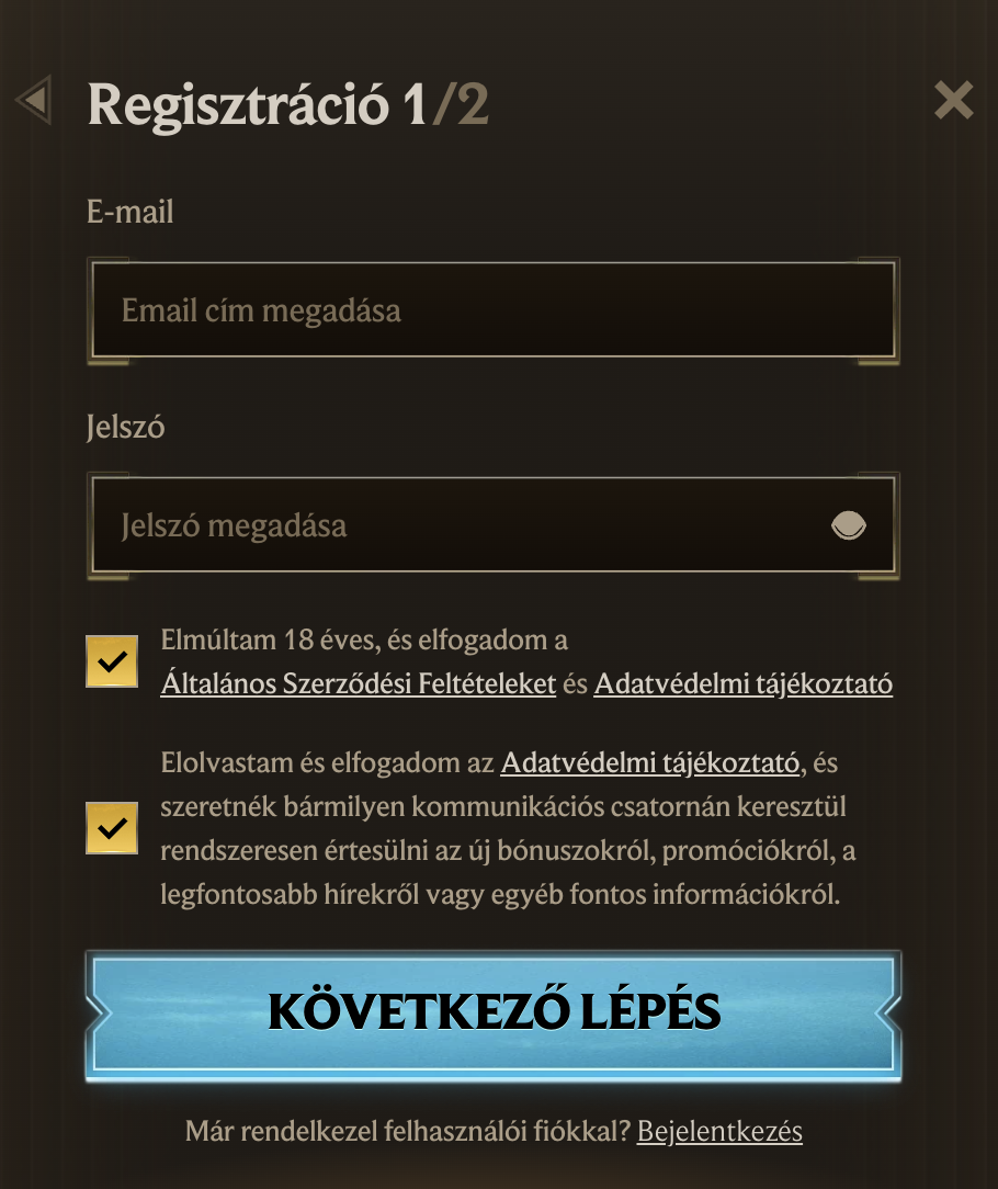 Realz casino regisztráció