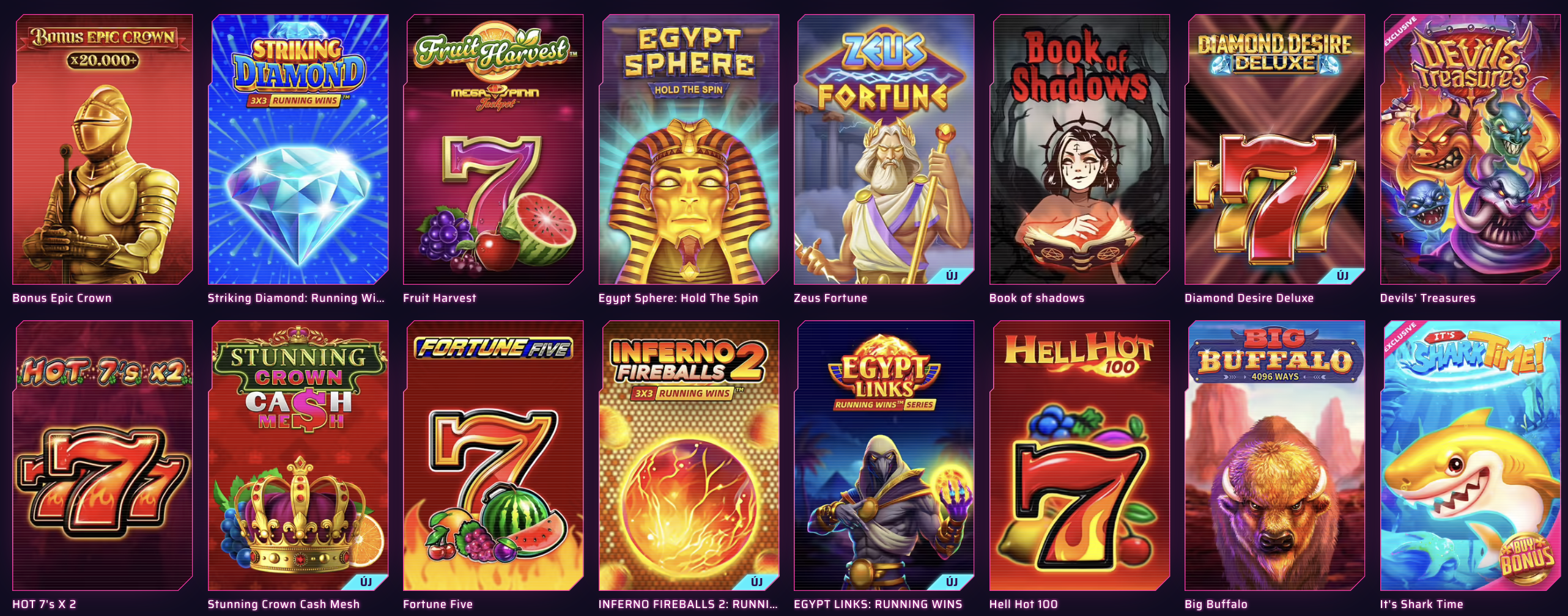 robycasino nyerőgépek