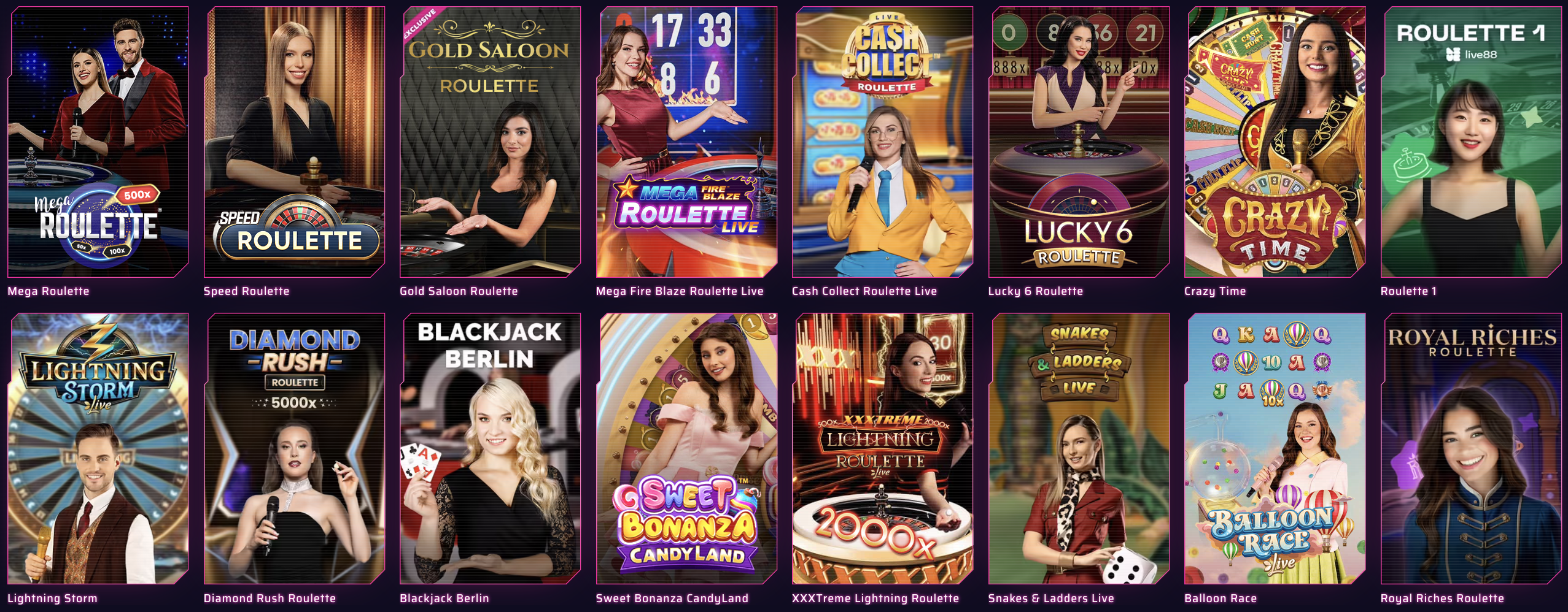 roby casino élő