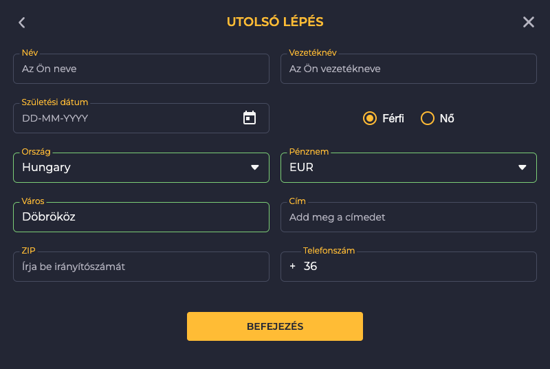 rolling slots regisztráció