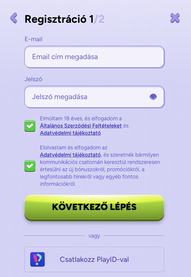 Spinbara casino regisztráció