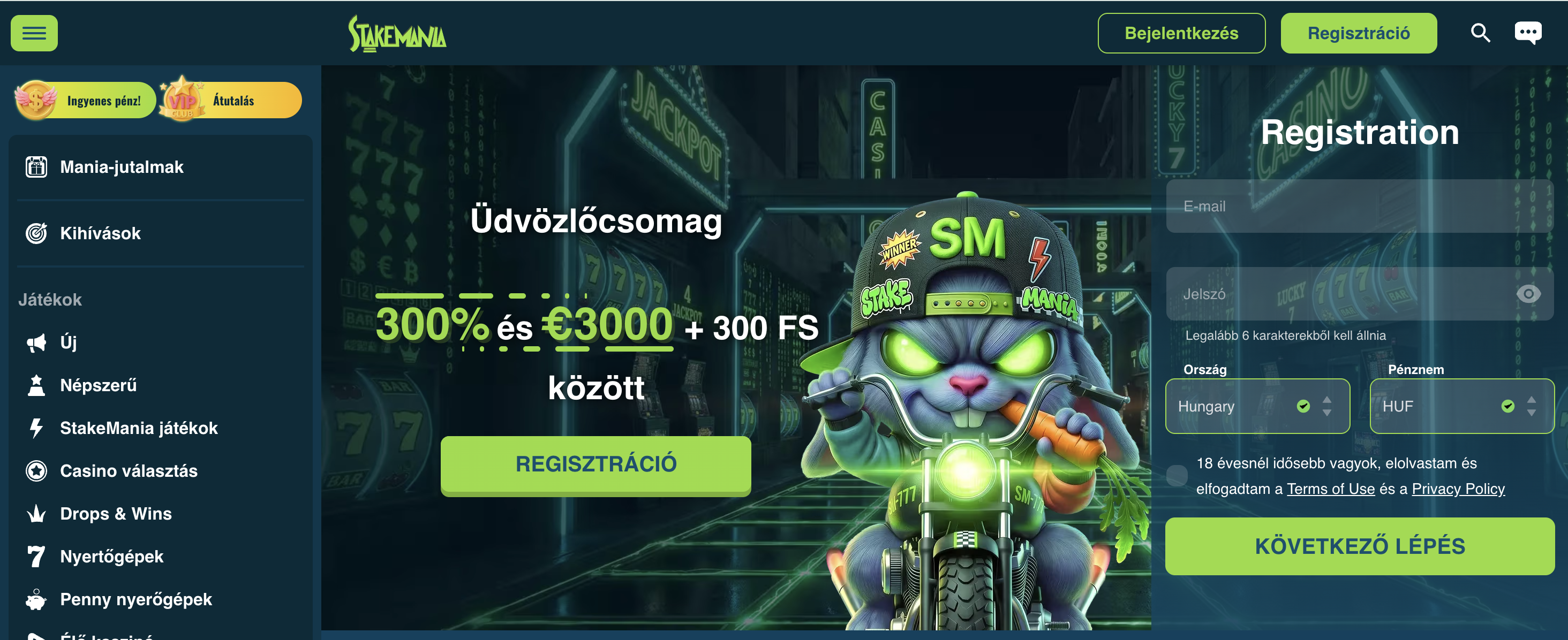 Stakemania casino