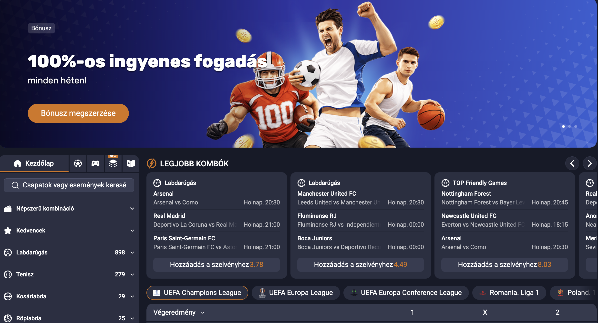 VOX Casino bet