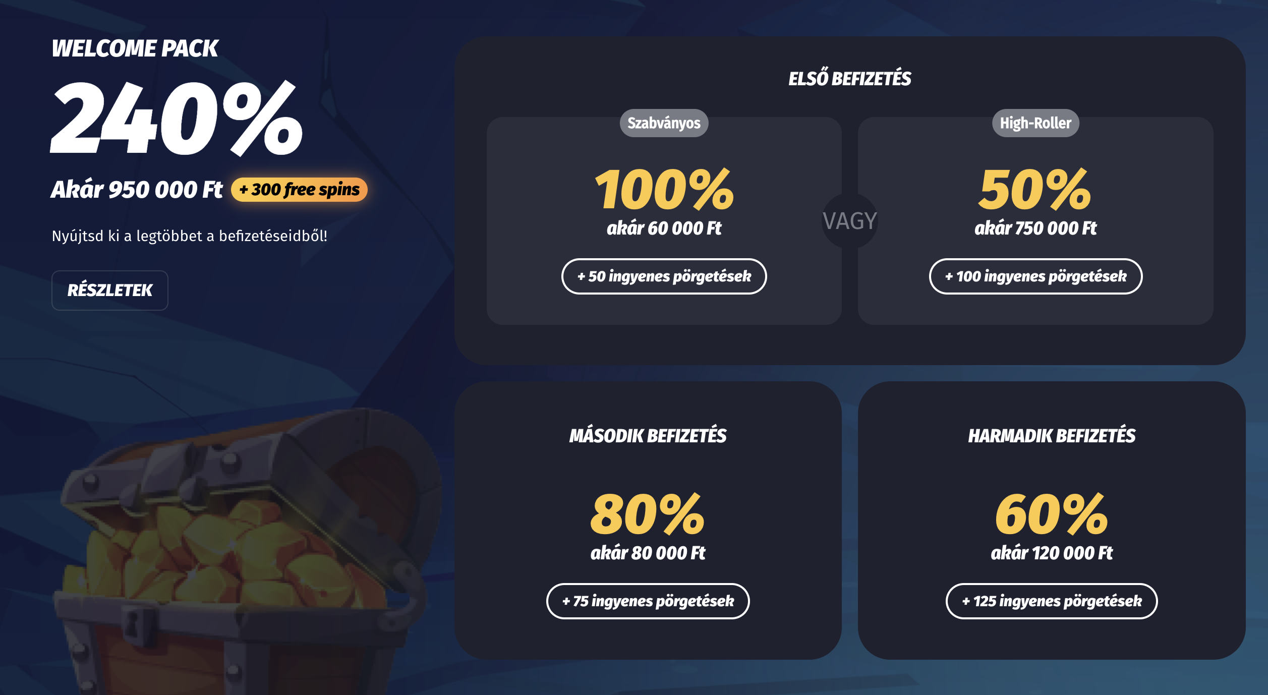 üdvözlő bónusz winshark casino