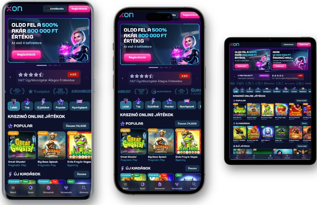 XON mobile kaszinó