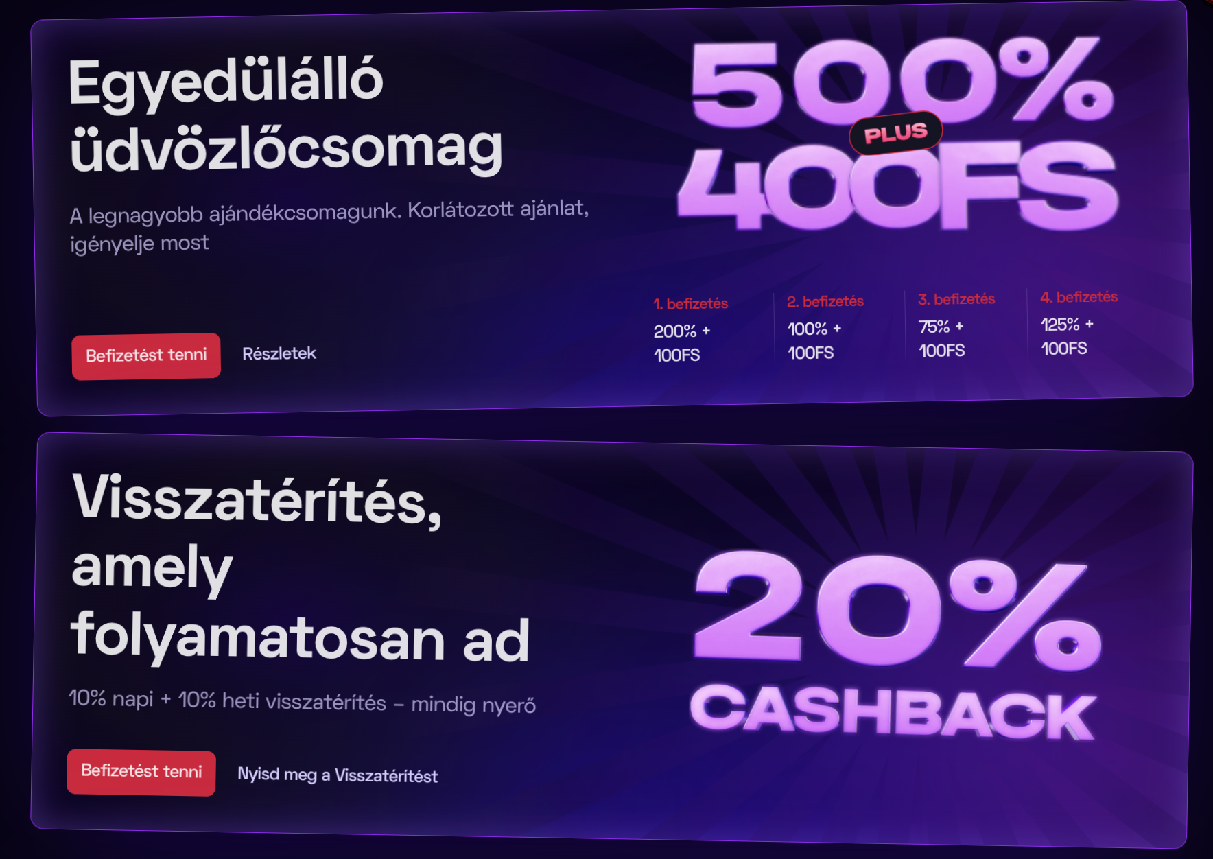 üdvözlő bónusz Ybets