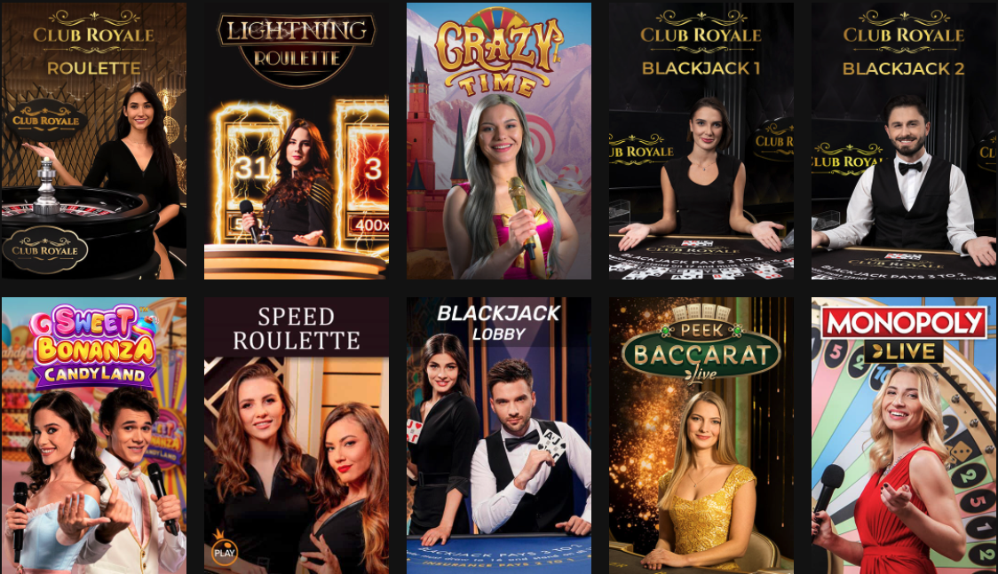 betinia élő kaszinó online