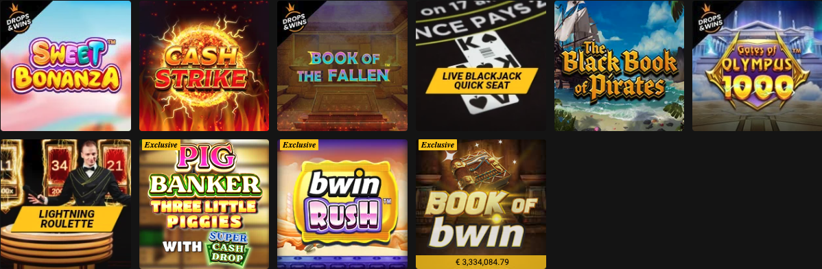 bwin kaszinó nyerőgépek