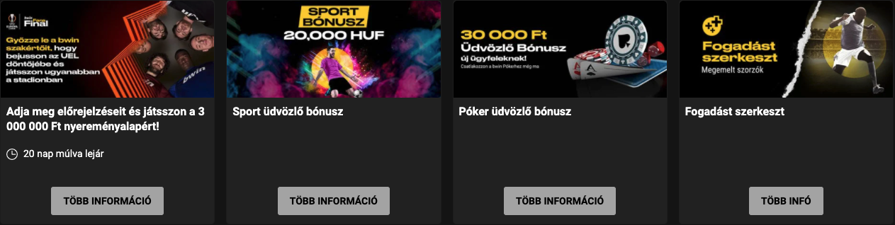 bwin első befizetés bónusz