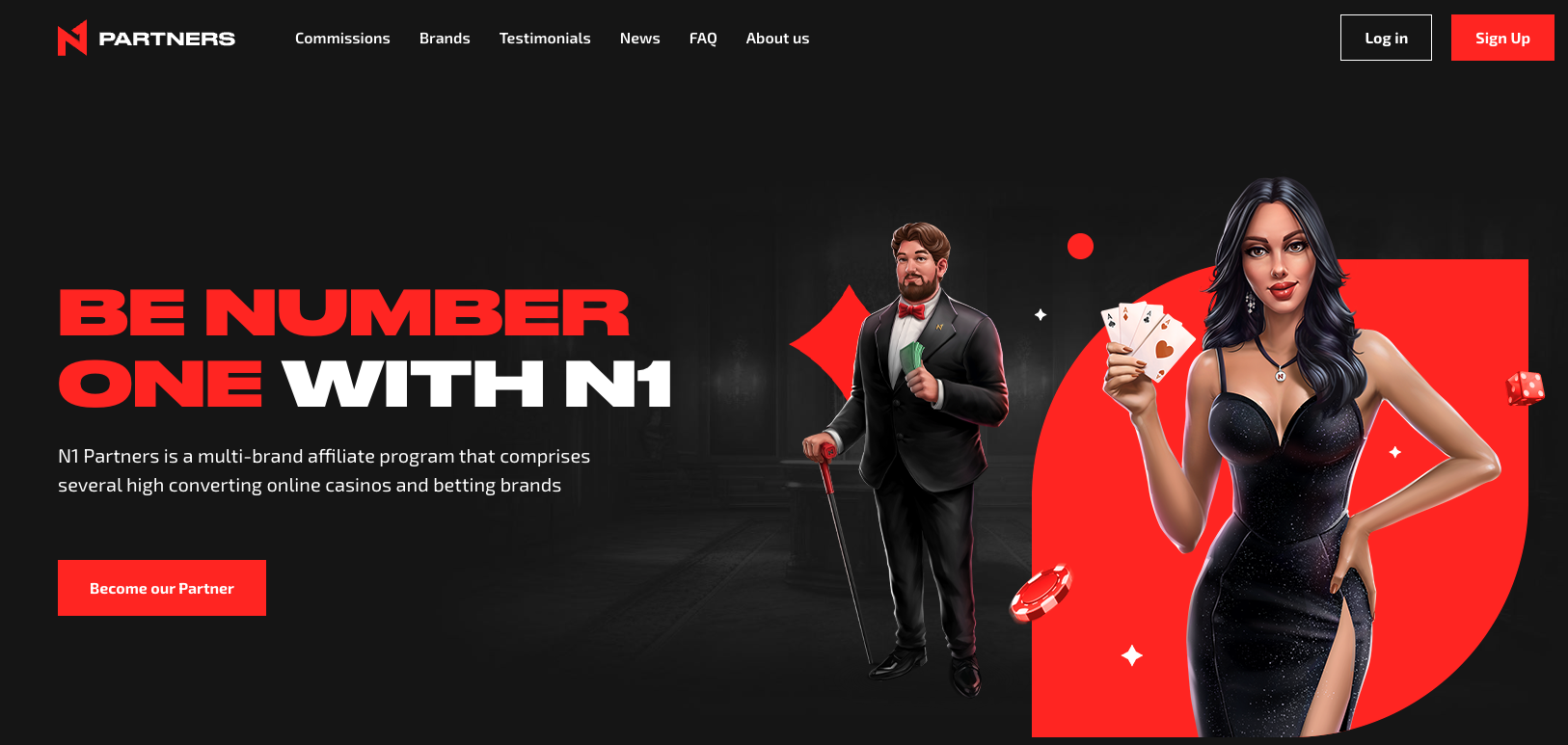 n1 casino partnership program
