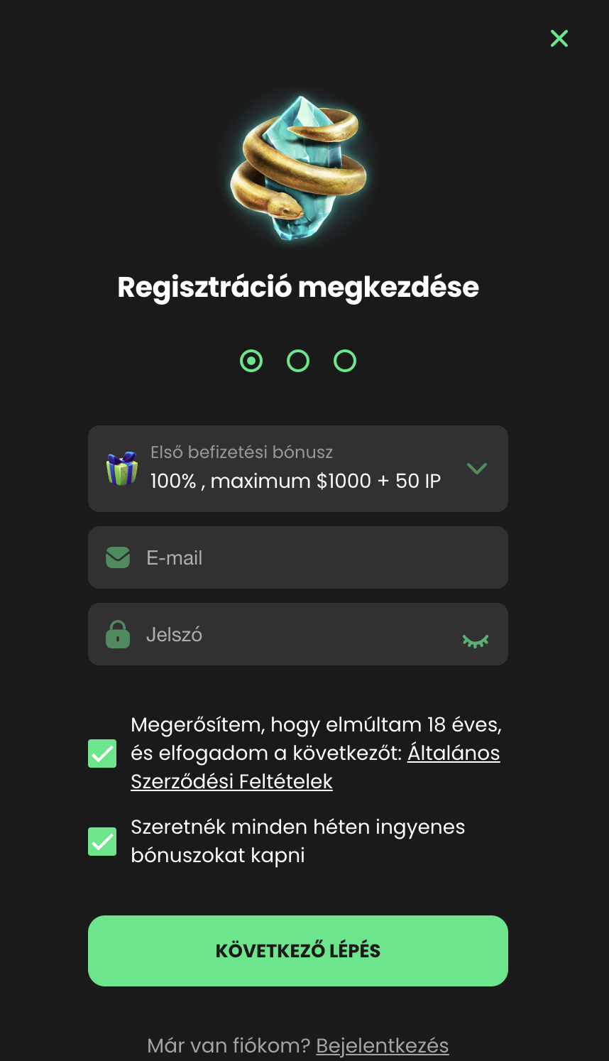 zipcasino regisztráció