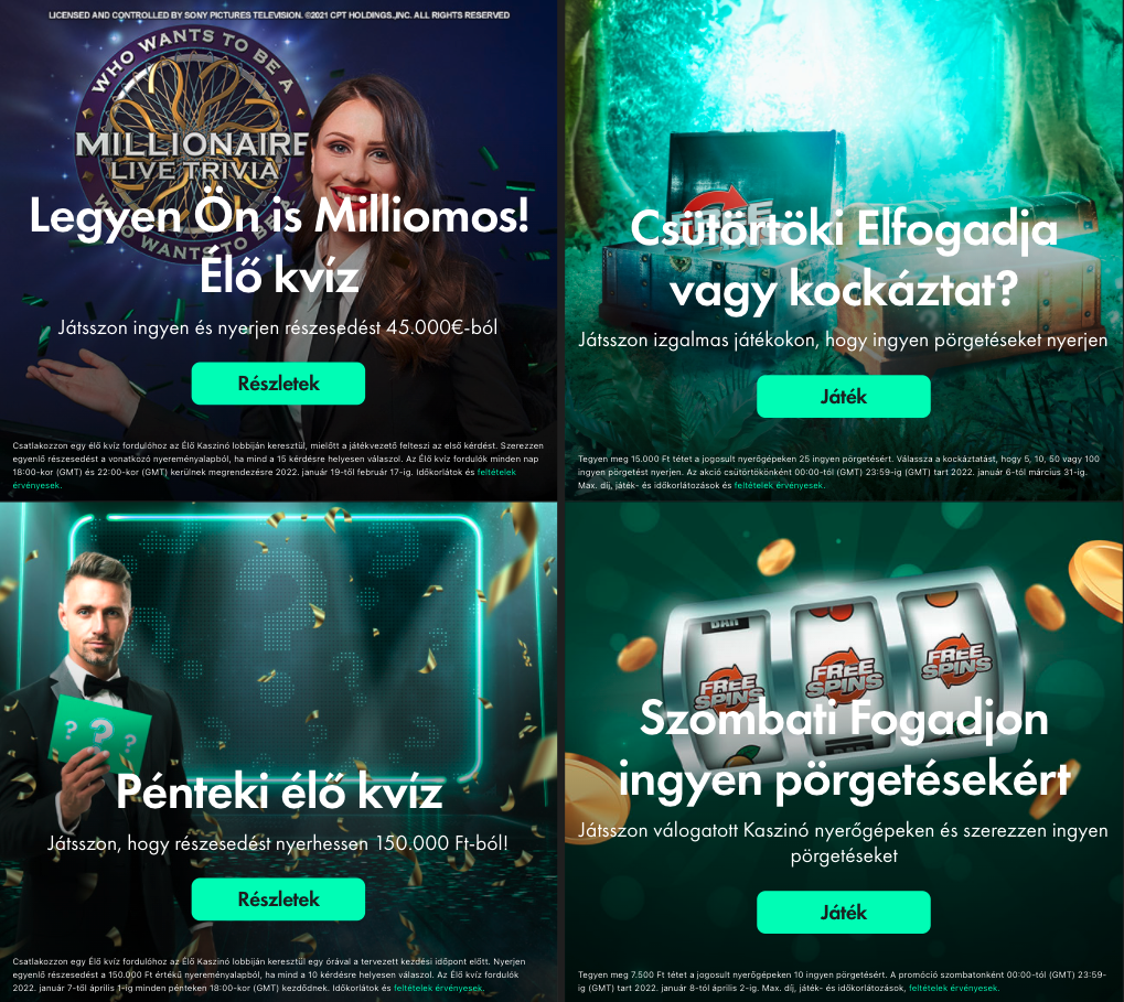 bet365 kaszinó bónuszok