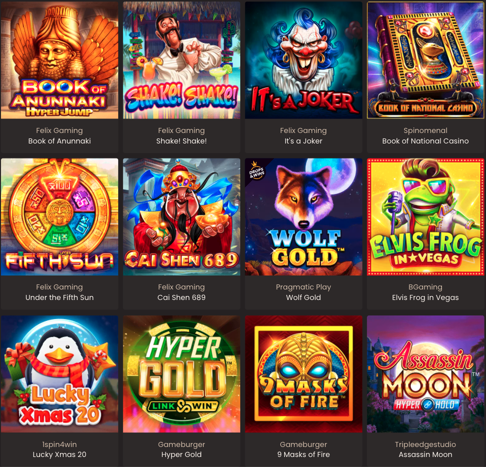 National Casino slots
